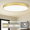 Brilagi - Luminaria de techo LED POOL 180W/230V 3000/4000/6000K Ø 120 cm dorada