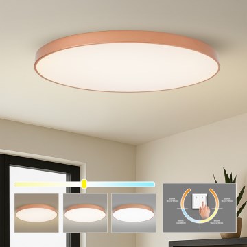 BRILAGI - Luminaria de techo LED POOL LED/180W/230V 3000/4000/6000K Ø 120 cm acabado en cobre