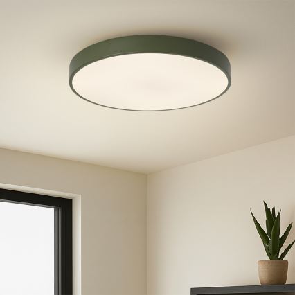 Brilagi - Plafón LED POOL LED/60W/230V 3000/4000/6000K Ø 50 cm verde