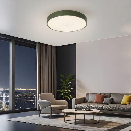 Brilagi - Plafón LED POOL LED/60W/230V 3000/4000/6000K Ø 50 cm verde