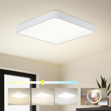 Brilagi - Luminaria de techo LED POOL SQUARE LED/48W/230V 3000/4000/6000K 50x50 cm blanca