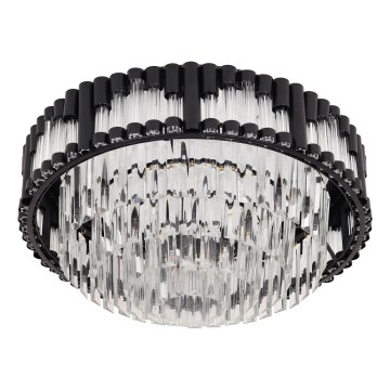Brilagi - Luminaria de techo LED regulable CROWN LED/41W/230V 3000-6000K Ø 48 cm negra + mando a distancia