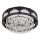 Brilagi - Luminaria de techo LED regulable CROWN LED/41W/230V 3000-6000K Ø 48 cm negra + mando a distancia