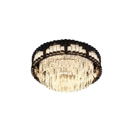 Brilagi - Luminaria de techo LED regulable CROWN LED/41W/230V 3000-6000K Ø 48 cm negra + mando a distancia