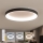 Brilagi - Luminaria de techo LED regulable FALCON II LED/108W/230V 3000-6500K diámetro 80 cm negra + mando a distancia