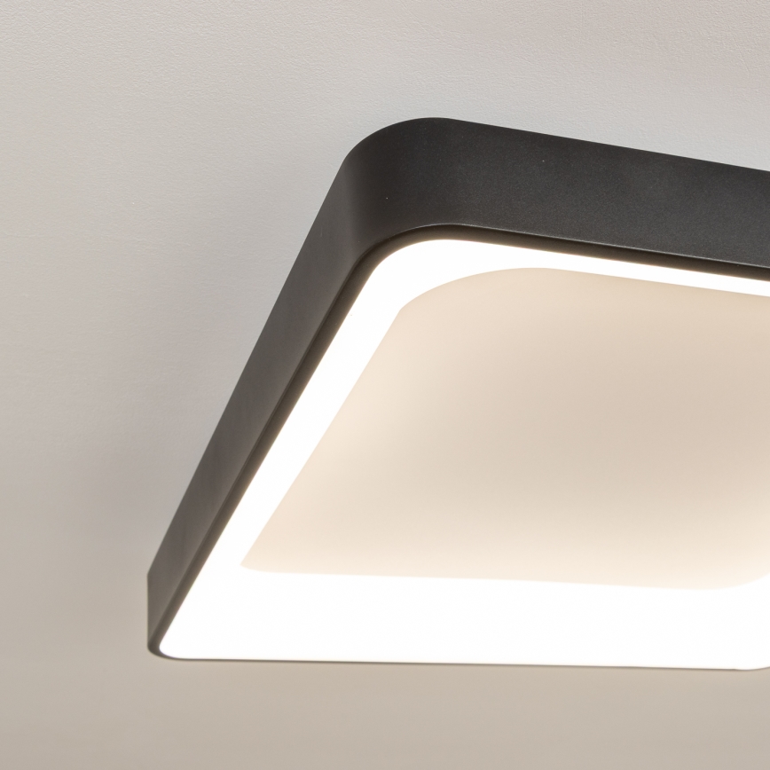 Brilagi - Luminaria de techo LED regulable FALCON II LED/125W/230V 3000-6500K 60x60 cm negra + mando a distancia
