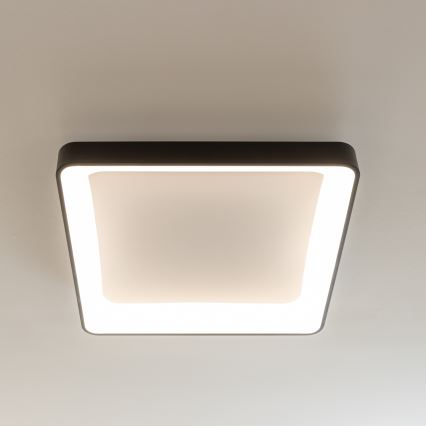 Brilagi - Luminaria de techo LED regulable FALCON II LED/125W/230V 3000-6500K 60x60 cm negra + mando a distancia