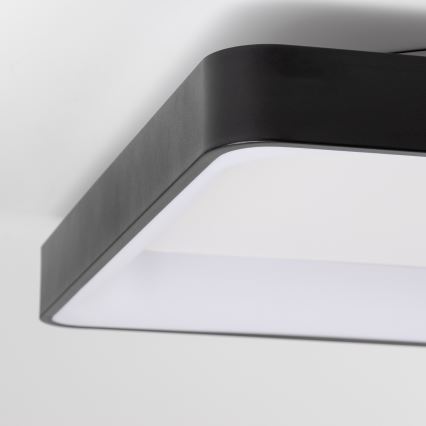 Brilagi - Luminaria de techo LED regulable FALCON II LED/125W/230V 3000-6500K 60x60 cm negra + mando a distancia