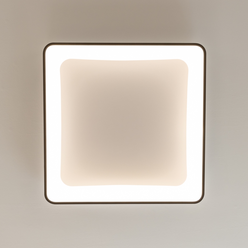 Brilagi - Luminaria de techo LED regulable FALCON II LED/125W/230V 3000-6500K 60x60 cm negra + mando a distancia