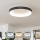Brilagi - Luminaria de techo LED regulable FALCON II LED/99W/230V 3000-6500K Ø 60 cm negra + mando a distancia
