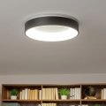 Brilagi - Luminaria de techo LED regulable FALCON LED/40W/230V 3000-6500K diámetro 45 cm negra + mando a distancia