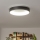 Brilagi - Luminaria de techo LED regulable FALCON LED/80W/230V 3000-6500K diámetro 60 cm negra + mando a distancia