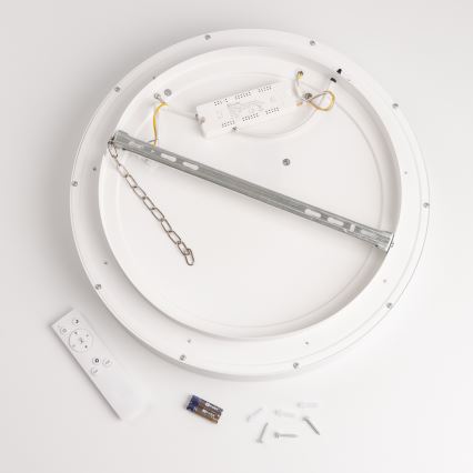 BRILAGI - Lámpara de techo LED regulable FALCON LED/80W/230V 3000-6500K Ø 60 cm blanca + mando a distancia