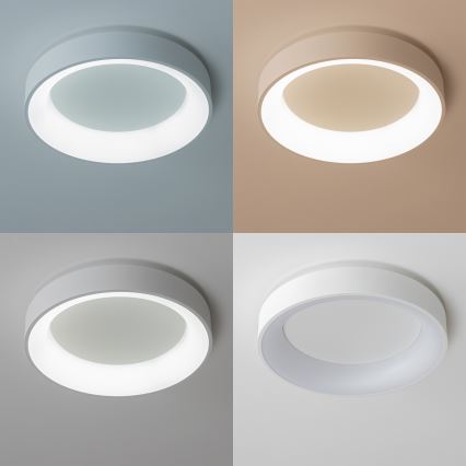 BRILAGI - Lámpara de techo LED regulable FALCON LED/80W/230V 3000-6500K Ø 60 cm blanca + mando a distancia