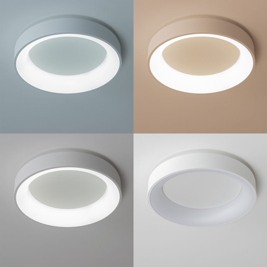 BRILAGI - Lámpara de techo LED regulable FALCON LED/80W/230V 3000-6500K Ø 60 cm blanca + mando a distancia