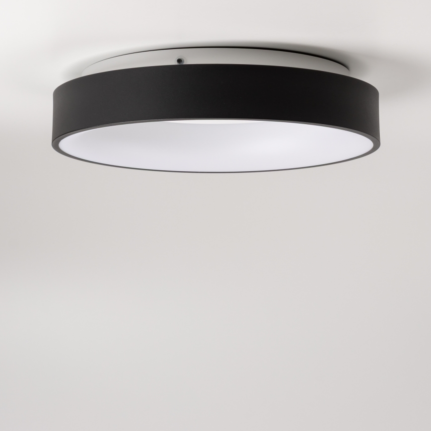 Brilagi - Luminaria de techo LED regulable FALCON LED/80W/230V 3000-6500K diámetro 60 cm negra + mando a distancia