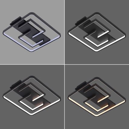 Brilagi - Plafón LED regulable FLARE LED/34W/230V 48x48 cm 3000-6000K + control remoto