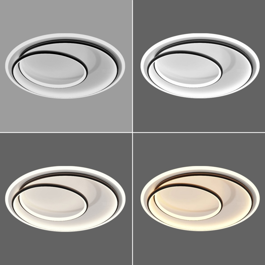 Brilagi - Luminaria LED regulable de techo FLARE LED/38W/230V Ø 48 cm 3000-6000K + mando a distancia