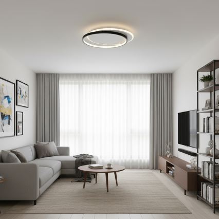 Brilagi - LED Luminaria de techo regulable FLARE LED/48W/230V 39,5x45 cm 3000/4000/6000K + control remoto
