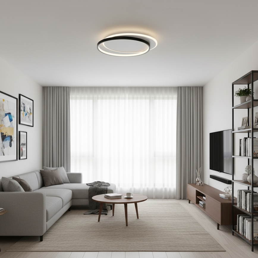 Brilagi - LED Luminaria de techo regulable FLARE LED/48W/230V 39,5x45 cm 3000/4000/6000K + control remoto