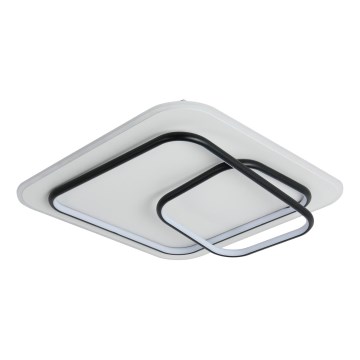 Brilagi - Luminaria de techo LED regulable FLARE LED/81W/230V 3000-6000K 50x50 cm blanco/negro + mando a distancia