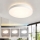 Brilagi - Luminaria de techo LED regulable GLASS POOL DOUBLE LED/48W/230V 3000-6000K 40 cm blanca + mando a distancia