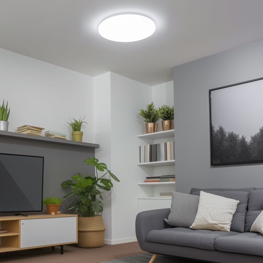 Brilagi - Lámpara de techo LED regulable SMART LED/24W/230V Ø 38 cm 2700-6500K Wi‑Fi Tuya + control remoto