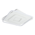 Brilagi - Luminaria de techo LED regulable IRIS LED/98W/230V 3000-6000K 50x50 cm blanca + control remoto
