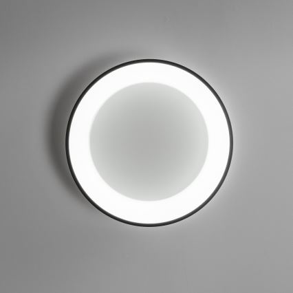 Brilagi - Luminaria de techo LED regulable FALCON LED/40W/230V 3000-6500K diámetro 45 cm negra + mando a distancia