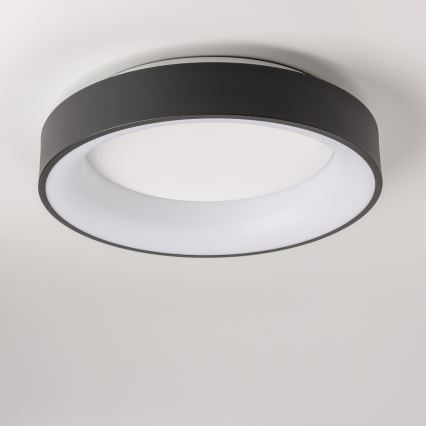 Brilagi - Luminaria de techo LED regulable FALCON LED/40W/230V 3000-6500K diámetro 45 cm negra + mando a distancia