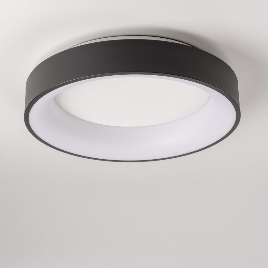 Brilagi - Luminaria de techo LED regulable FALCON LED/40W/230V 3000-6500K diámetro 45 cm negra + mando a distancia