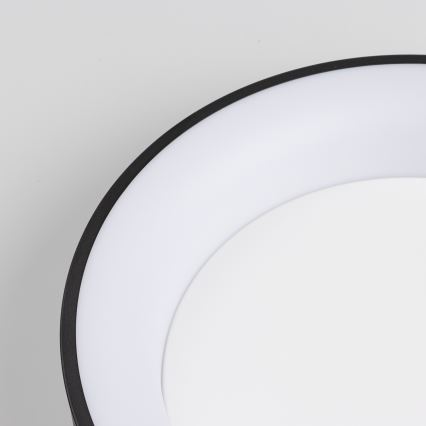 Brilagi - Luminaria de techo LED regulable FALCON LED/40W/230V 3000-6500K diámetro 45 cm negra + mando a distancia
