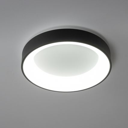 Brilagi - Luminaria de techo LED regulable FALCON LED/40W/230V 3000-6500K diámetro 45 cm negra + mando a distancia