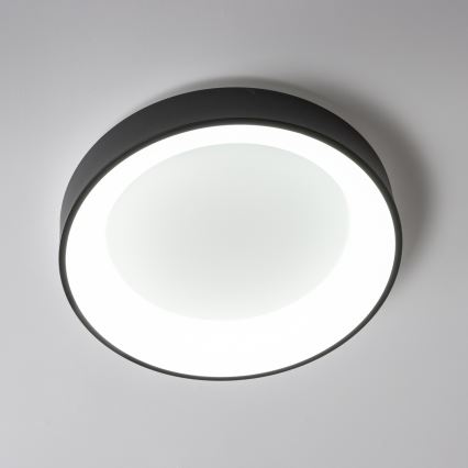 Brilagi - Luminaria de techo LED regulable FALCON LED/40W/230V 3000-6500K diámetro 45 cm negra + mando a distancia