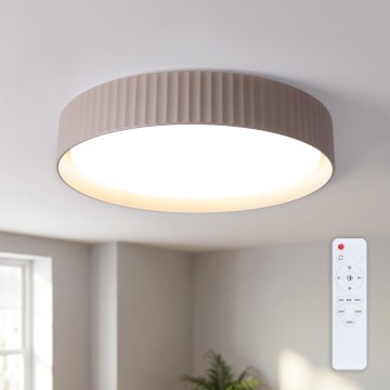 Brilagi - Luminaria de techo LED regulable LUCIA LED/48W/230V 3000-6500K Ø 41 cm taupe + mando a distancia