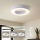 Brilagi - Luminaria de techo LED regulable LUMIX LED/48W/230V 3000-6000K blanca Ø 50 cm + mando a distancia