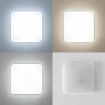 Brilagi - Plafón LED regulable MILKY WAY LED/24W/230V 3000-6500K 37x37 cm + mando a distancia