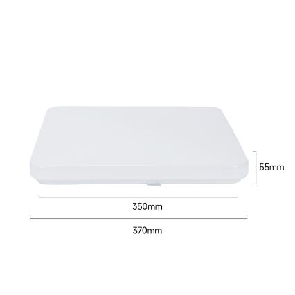 Brilagi - Plafón LED regulable MILKY WAY LED/24W/230V 3000-6500K 37x37 cm + mando a distancia