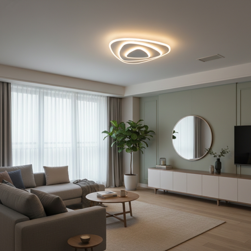 BRILAGI - Lámpara de techo LED regulable MODERN LED/58W/230V 3000-6000K 47x48,5 cm+ control remoto