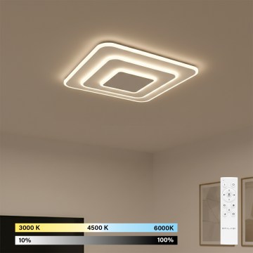 Brilagi - Luminaria de techo LED regulable MODERN LED/72W/230V 3000-6000K 46,6x46,6 cm + mando a distancia