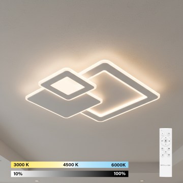 Brilagi - Luminaria de techo LED regulable MODERN LED/93W/230V 3000-6000K 48,5x48,5 cm + mando a distancia