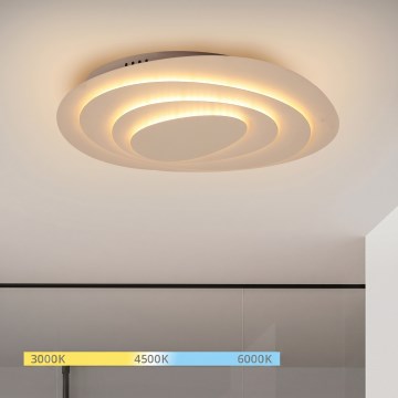 Brilagi - Luminaria de techo LED regulable MODERN MINI LED/28W/230V 3000-6000K 29,8x25,1 cm + mando a distancia