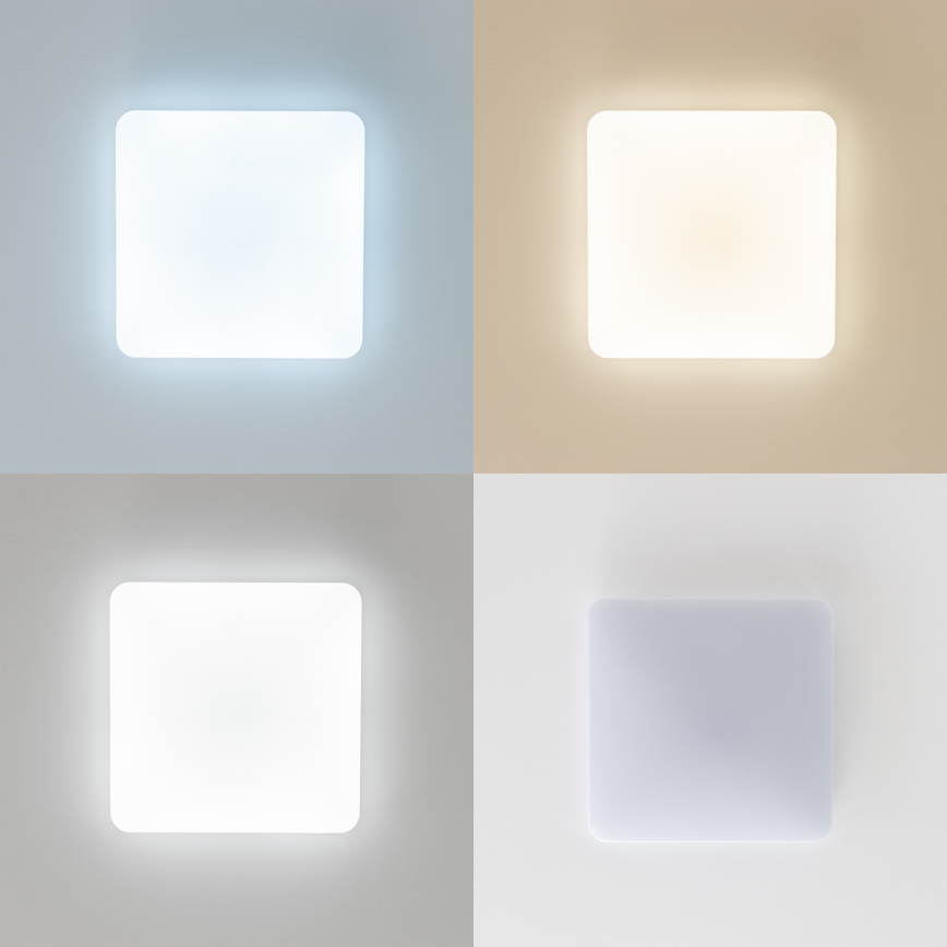 Brilagi - Lámpara de techo LED regulable OPAL LED/24W/230V 37,5x37,5 cm 3000/4000/6500K + mando a distancia
