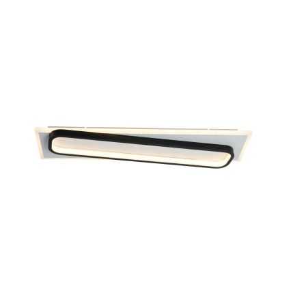 Brilagi - Lámpara de techo LED regulable OUTLINE LED/52W/230V 3000-6000K 15x60 cm blanco/negro + mando a distancia