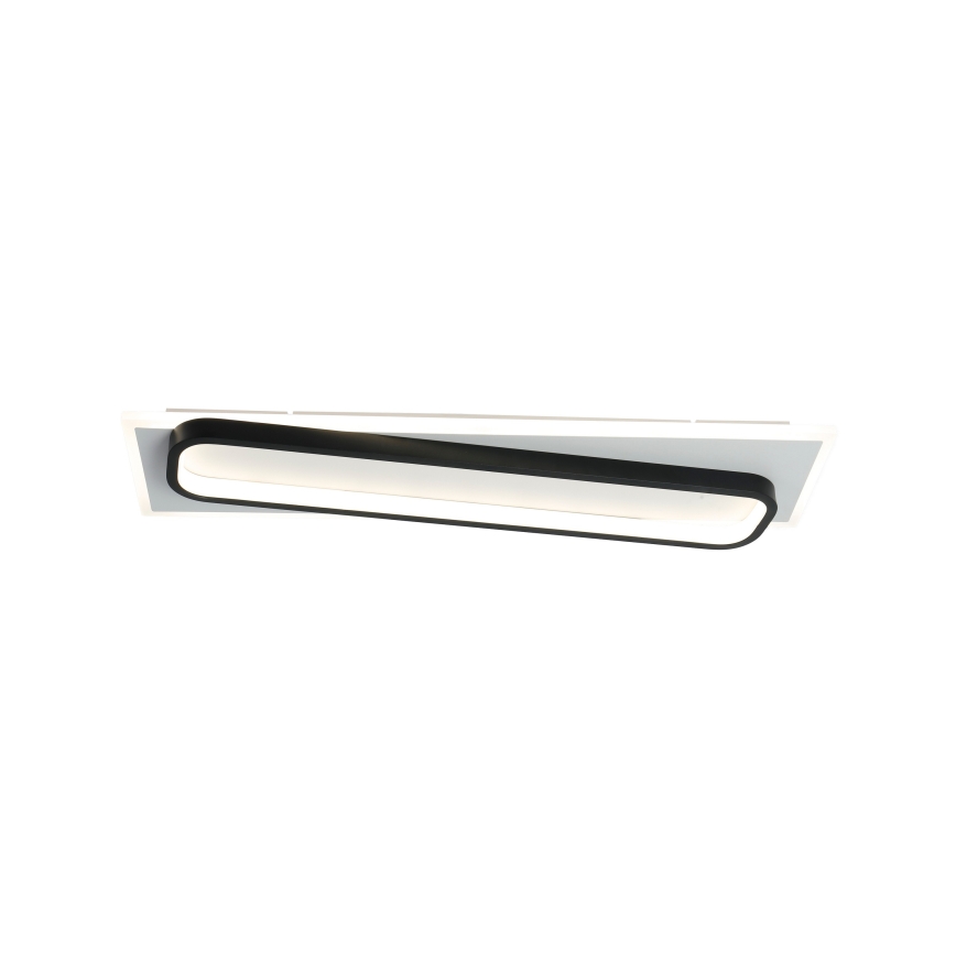 Brilagi - Lámpara de techo LED regulable OUTLINE LED/52W/230V 3000-6000K 15x60 cm blanco/negro + mando a distancia