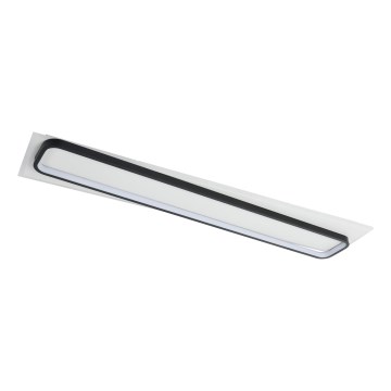 Brilagi - Luminaria de techo LED regulable OUTLINE LED/90W/230V 3000-6000K 18x100 cm blanco/negro + mando a distancia
