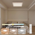 Brilagi - Luminaria de techo LED regulable para baño FRAME SMART LED/24W/230V 30x30 cm 3000-6000K IP44 blanca + mando a distancia