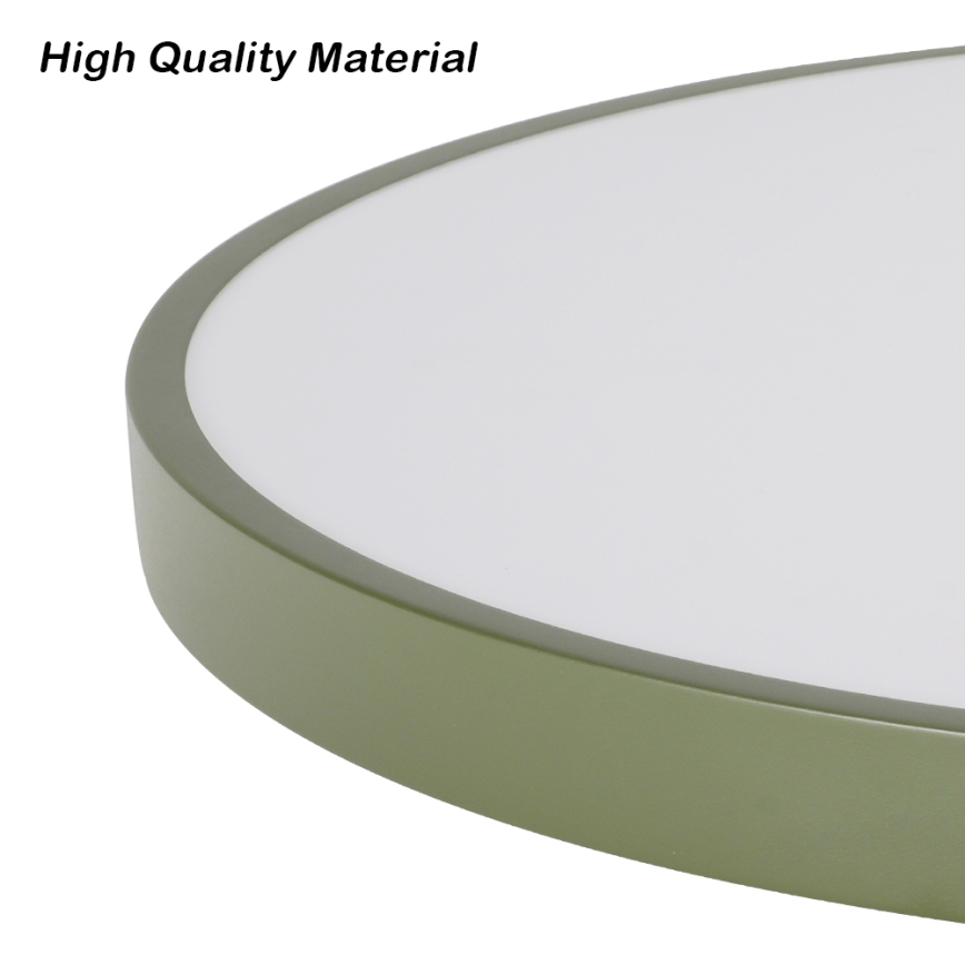 Brilagi - Luminaria de techo LED regulable POOL LED/36W/230V 3000-6000K Ø 30 cm verde + mando a distancia