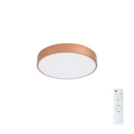 BRILAGI - Lámpara de techo LED regulable POOL LED/48W/230V 3000-6000K Ø 40 cm bronce + control remoto