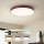 Brilagi - Luminaria de techo LED regulable POOL LED/60W/230V 3000-6000K, diámetro 50 cm, color burdeos + mando a distancia